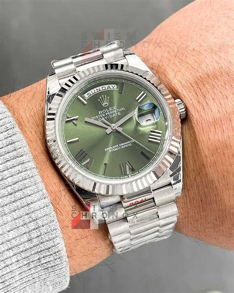 rolex model 228239|rolex olive green day date.